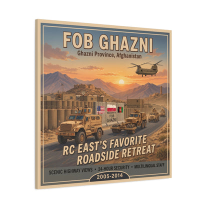 K-Factor Supply Co FOB Ghazni Travel Canvas Wall Art