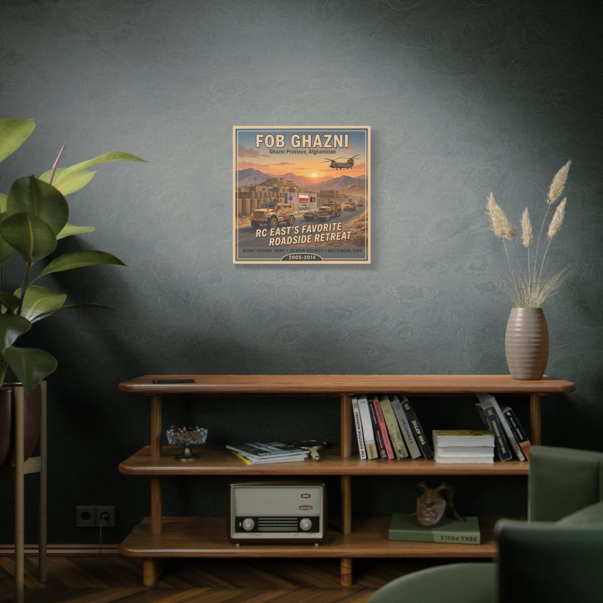 K-Factor Supply Co FOB Ghazni Travel Canvas Wall Art