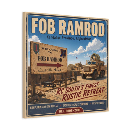 K-Factor Supply Co FOB Ramrod Travel Canvas Wall Art