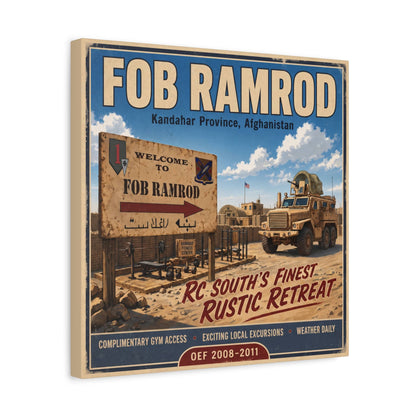 K-Factor Supply Co FOB Ramrod Travel Canvas Wall Art