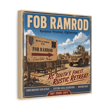 K-Factor Supply Co FOB Ramrod Travel Canvas Wall Art