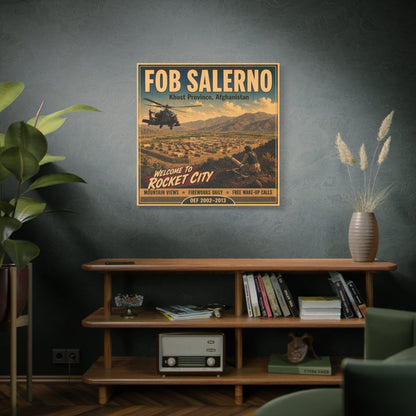 K-Factor Supply Co FOB Salerno Travel Canvas Wall Art
