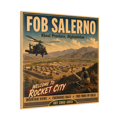 K-Factor Supply Co FOB Salerno Travel Canvas Wall Art