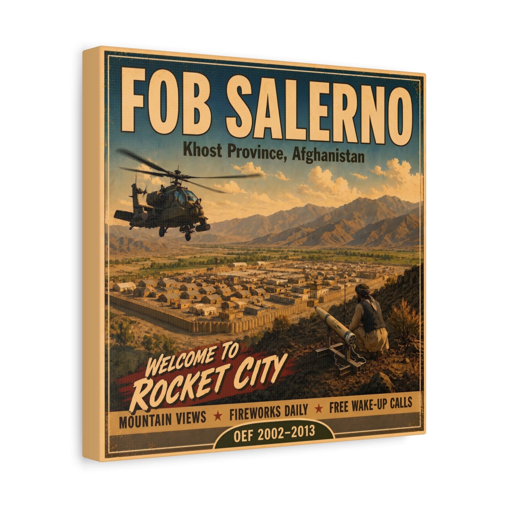 K-Factor Supply Co FOB Salerno Travel Canvas Wall Art