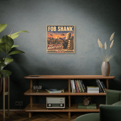 K-Factor Supply Co FOB Shank Canvas Wall Art