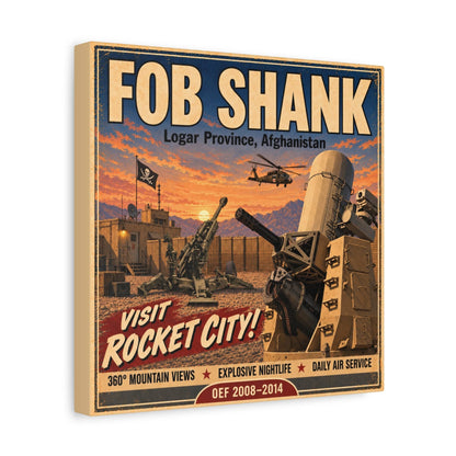 K-Factor Supply Co FOB Shank Canvas Wall Art