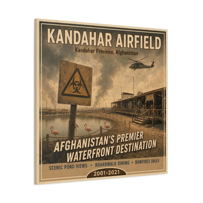 K-Factor Supply Co Kandahar Travel Canvas Wall Art