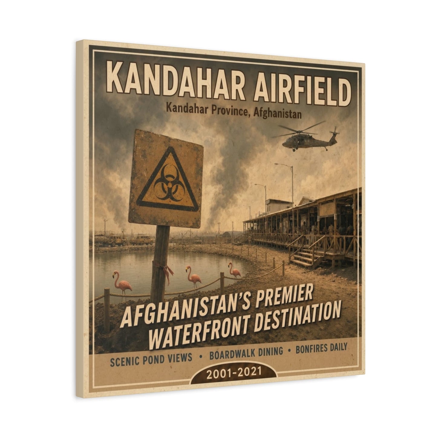 K-Factor Supply Co Kandahar Travel Canvas Wall Art