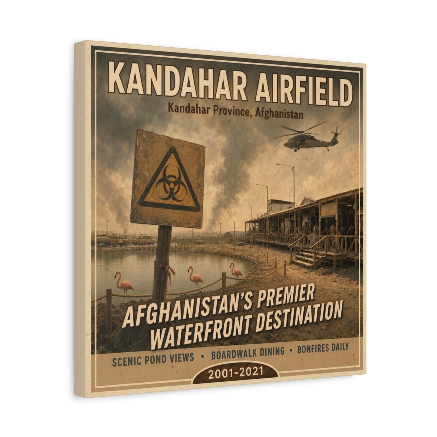 K-Factor Supply Co Kandahar Travel Canvas Wall Art