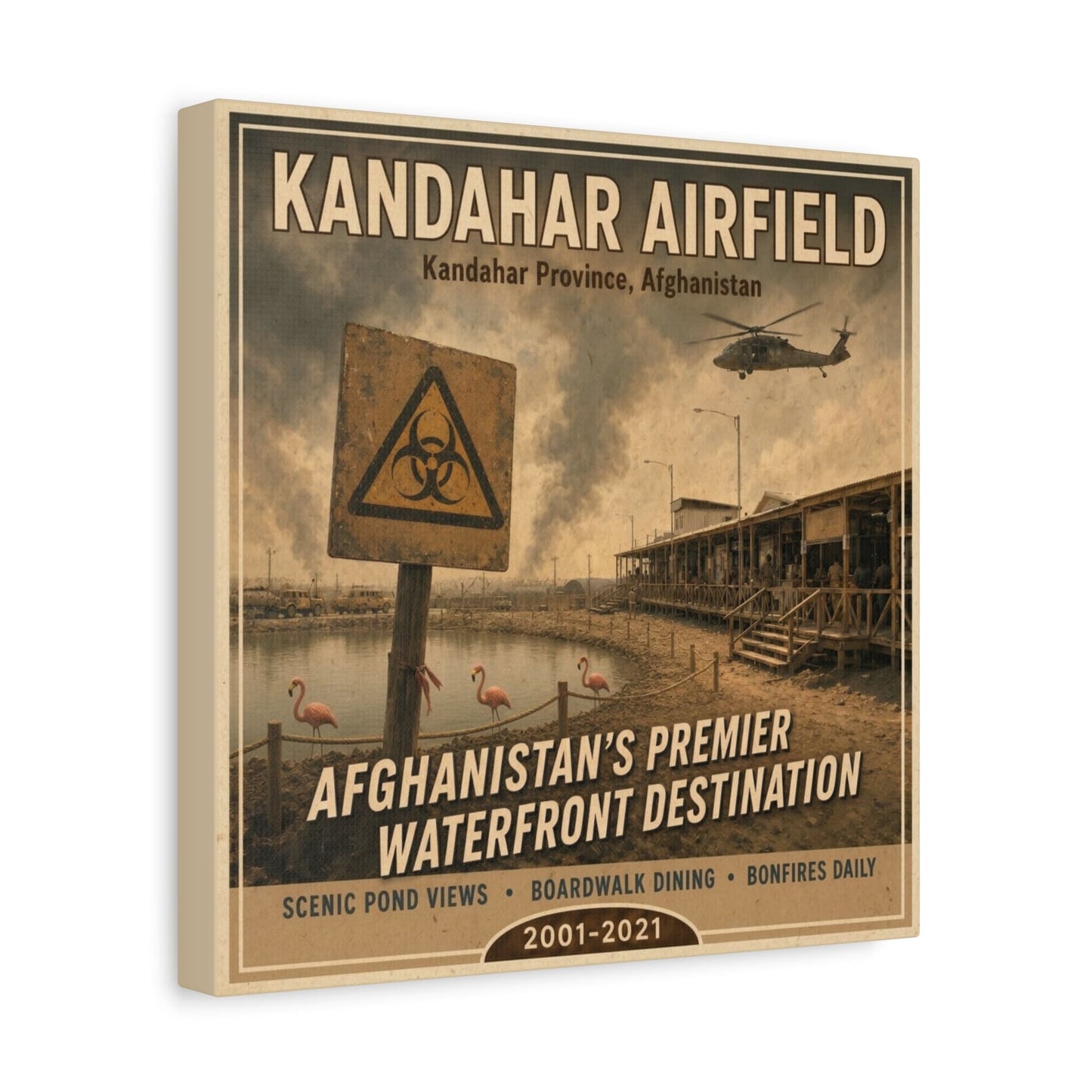 K-Factor Supply Co Kandahar Travel Canvas Wall Art