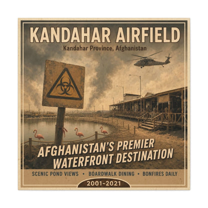 K-Factor Supply Co Kandahar Travel Canvas Wall Art 36" x 36" / 1.25"