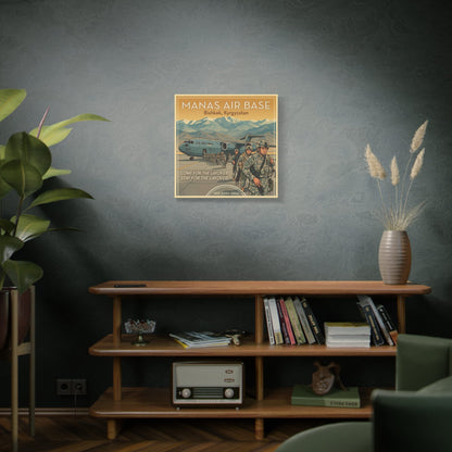 K-Factor Supply Co Manas Layover Travel Canvas Wall Art