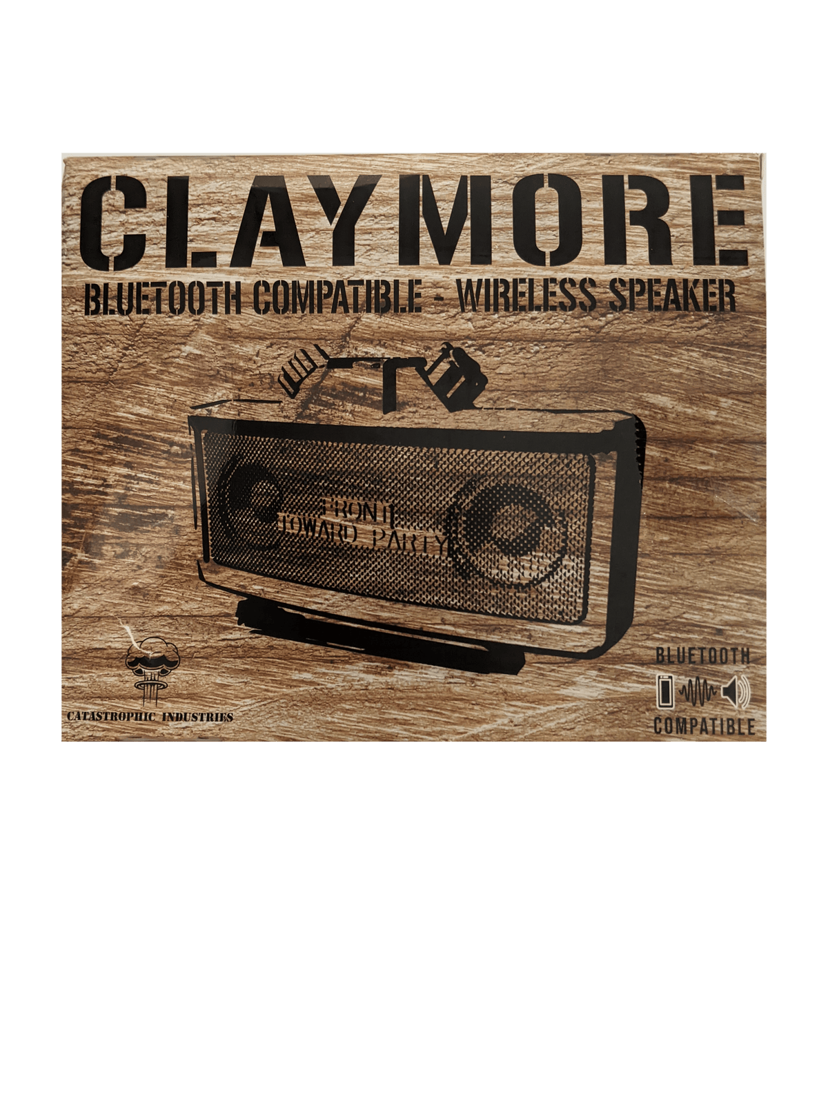 K-Factor Supply Co Claymore Portable Bluetooth Speaker