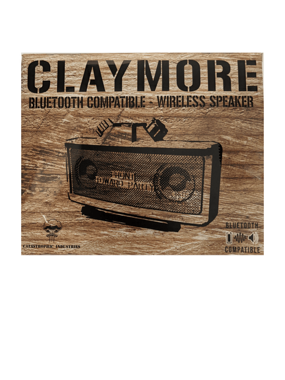 K-Factor Supply Co Claymore Portable Bluetooth Speaker