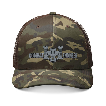 K-Factor Supply Co 12B Skull Castle Camo Trucker Hat One size / Camo Brown