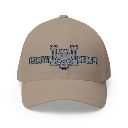 K-Factor Supply Co 12B Skull Castle Flex-Fit Cap L/XL / Khaki