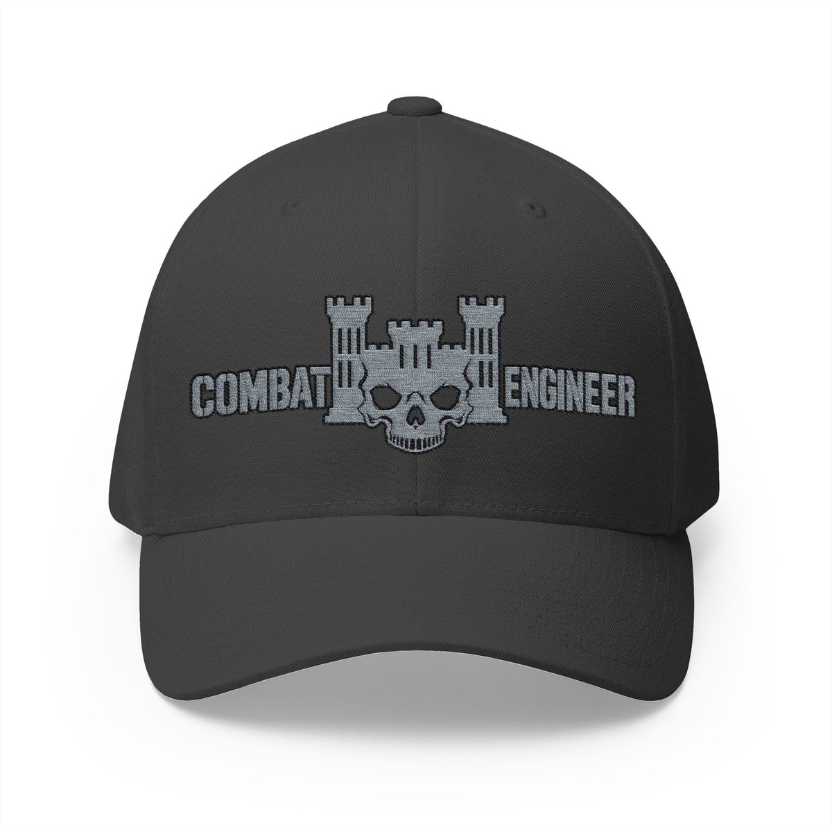 K-Factor Supply Co 12B Skull Castle Flex-Fit Cap S/M / Dark Grey
