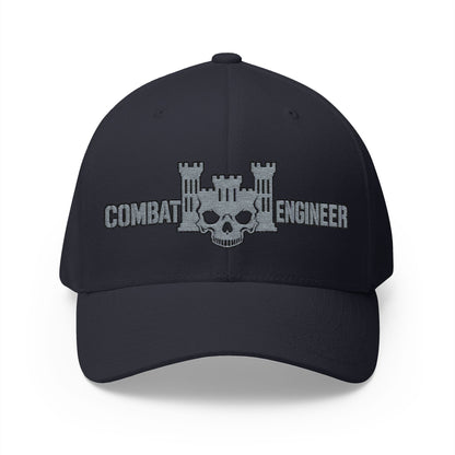 K-Factor Supply Co 12B Skull Castle Flex-Fit Cap S/M / Dark Navy