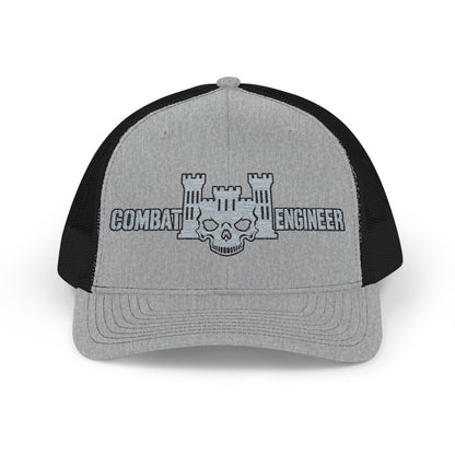 K-Factor Supply Co 12B Skull Castle Snapback Cap One size / Heather Grey / Black