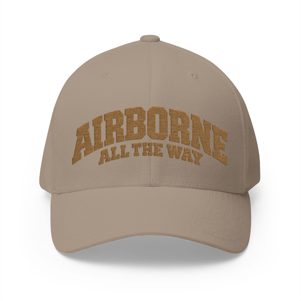 K-Factor Supply Co Airborne ATW Flex-Fit Cap L/XL / Khaki