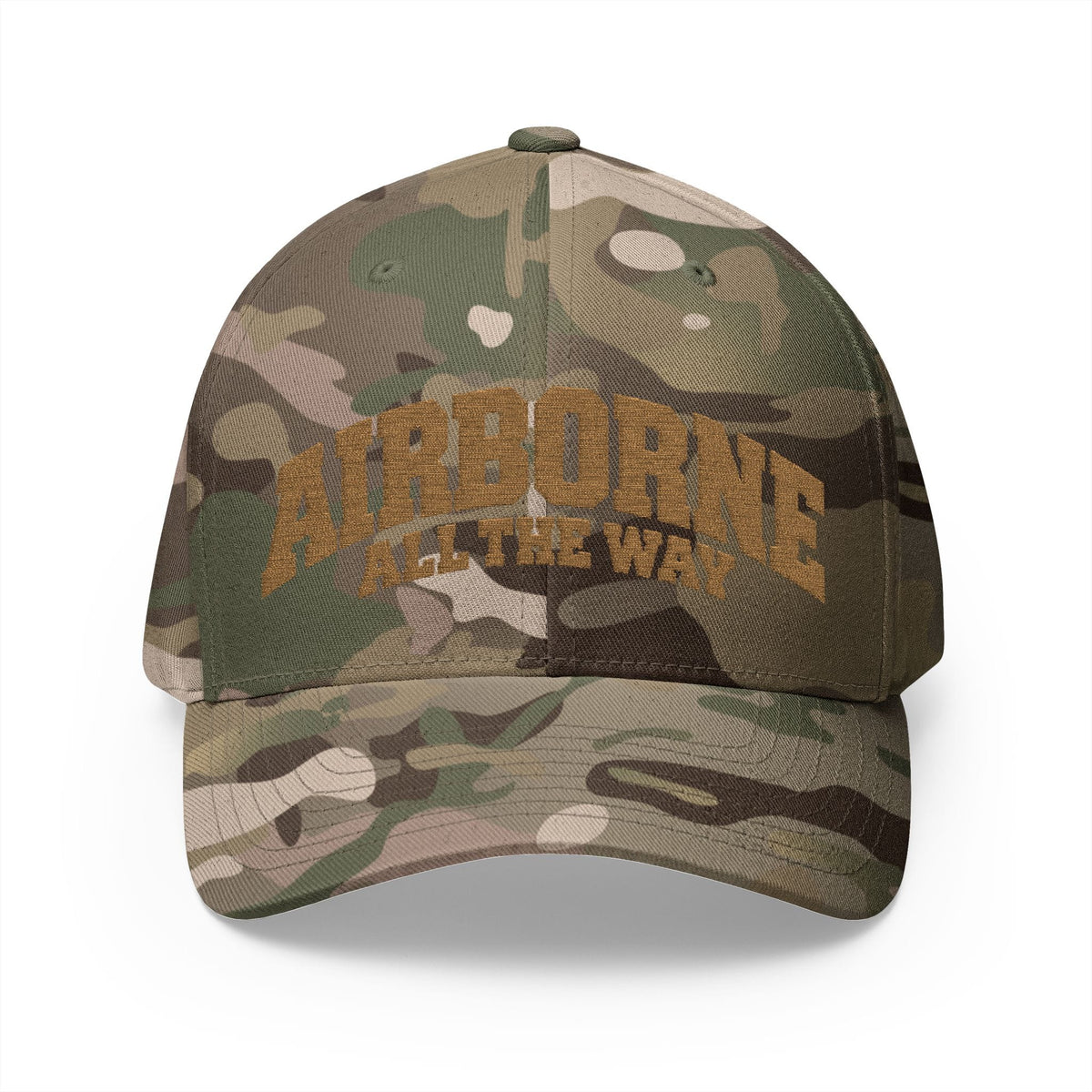 K-Factor Supply Co Airborne ATW Flex-Fit Cap S/M / Multicam Green