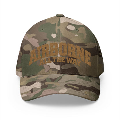K-Factor Supply Co Airborne ATW Flex-Fit Cap S/M / Multicam Green