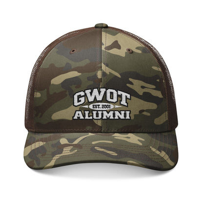 K-Factor Supply Co Copy of GWOT Alumni Mk 4 Mod 0 Camo Trucker Hat One size / Camo Brown
