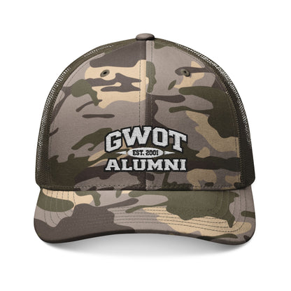 K-Factor Supply Co Copy of GWOT Alumni Mk 4 Mod 0 Camo Trucker Hat One size / Camo Olive