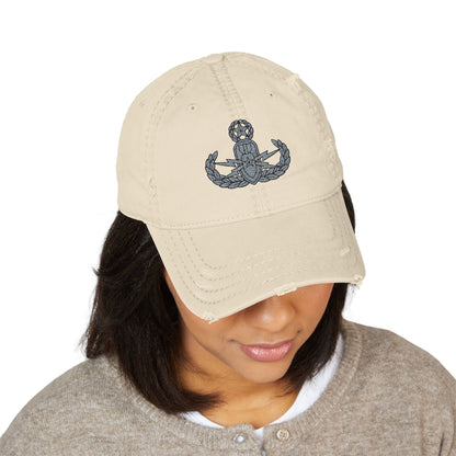 K-Factor Supply Co EOD Master Badge Distressed Ball Cap