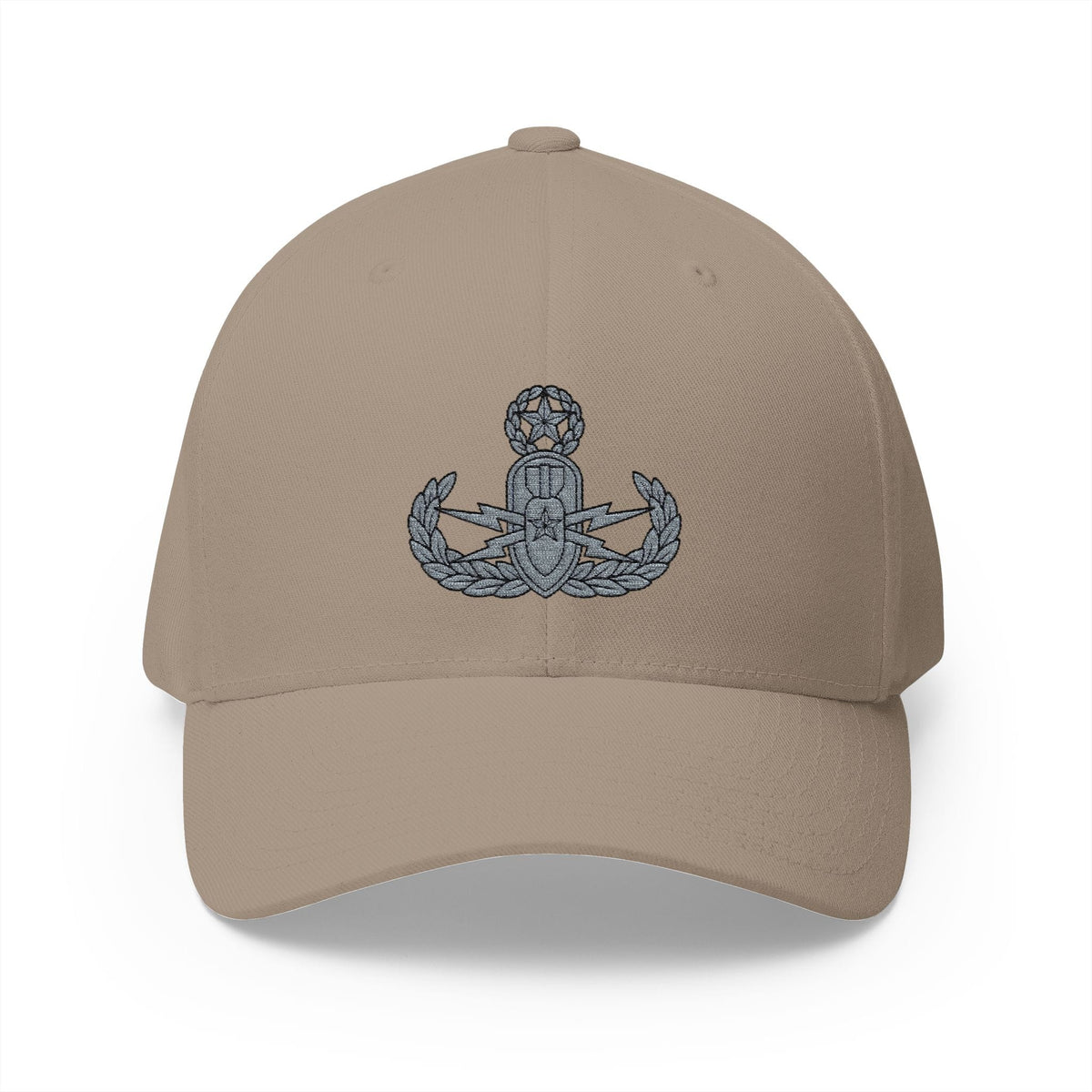 K-Factor Supply Co EOD Master Badge Flex-Fit Cap L/XL / Khaki