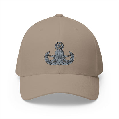 K-Factor Supply Co EOD Master Badge Flex-Fit Cap L/XL / Khaki