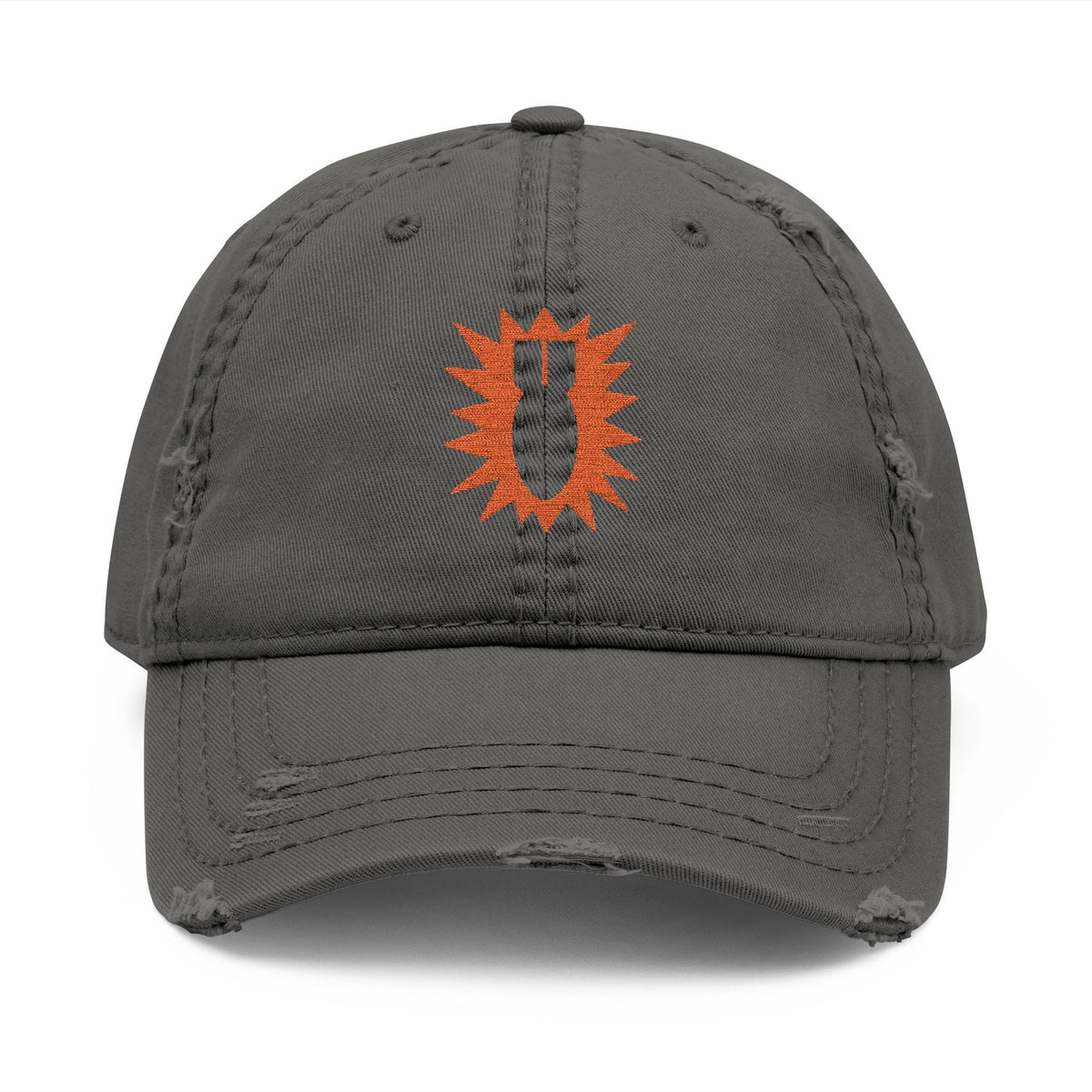 K-Factor Supply Co EOD OG Mk 1 Mod 1 Distressed Ball Cap Charcoal Grey / One size