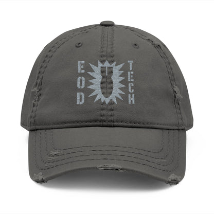 K-Factor Supply Co EOD OG Mk 2 Mod 0 Distressed Ball Cap Charcoal Grey / One size