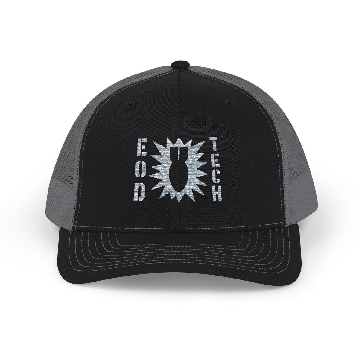 K-Factor Supply Co EOD OG Mk 2 Mod 0 Snapback Trucker Hat One size / Black / Charcoal