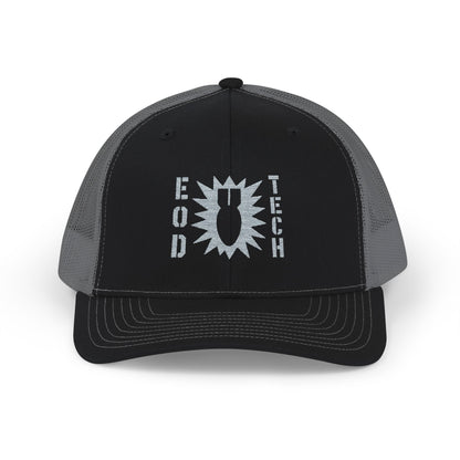 K-Factor Supply Co EOD OG Mk 2 Mod 0 Snapback Trucker Hat One size / Black / Charcoal