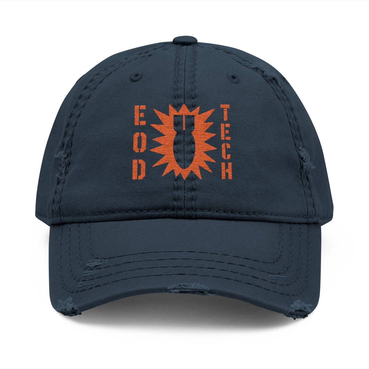 K-Factor Supply Co EOD OG Mk 2 Mod 1 Distressed Ball Cap Dark Navy / One size