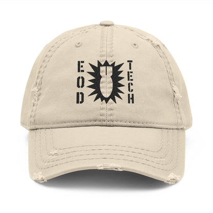K-Factor Supply Co EOD OG Mk 2 Mod 2 Distressed Ball Cap Khaki / One size