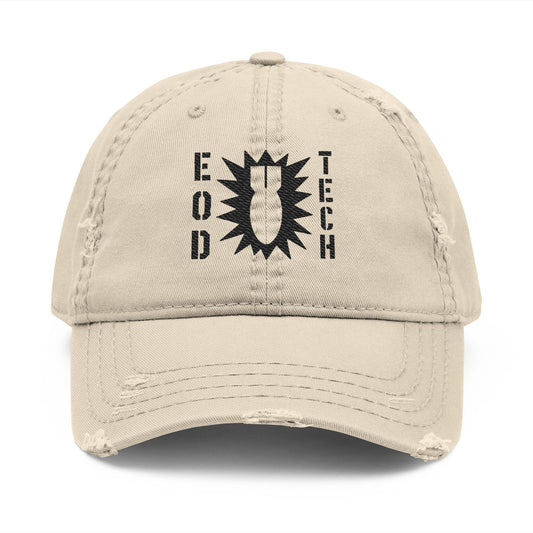 K-Factor Supply Co EOD OG Mk 2 Mod 2 Distressed Ball Cap Khaki / One size