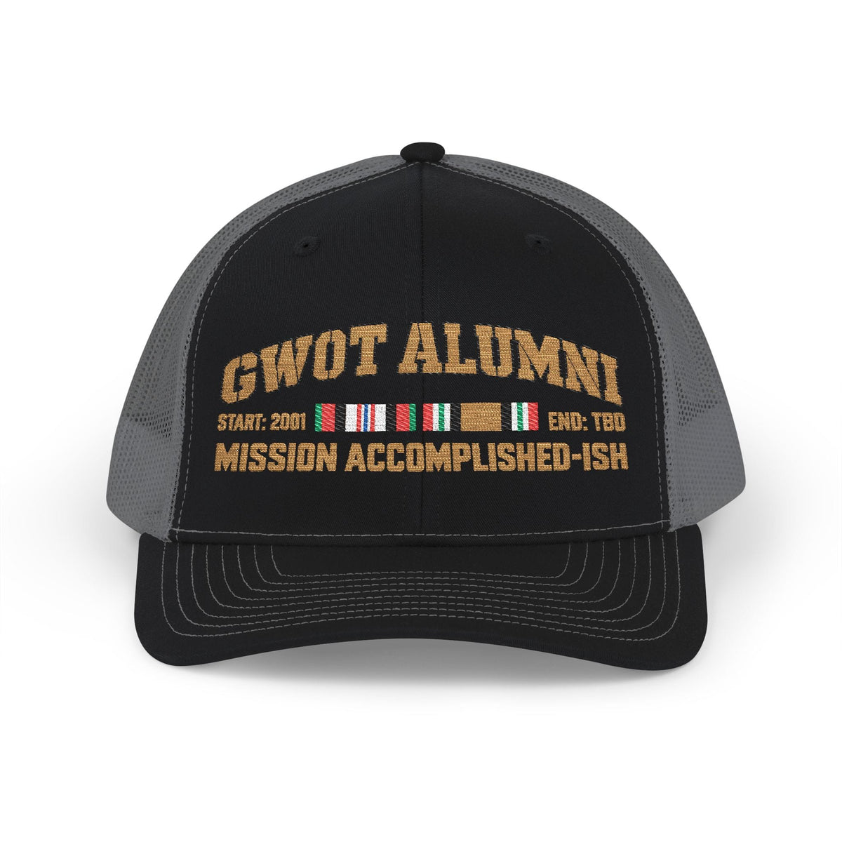 K-Factor Supply Co GWOT Alumni Mk 1 Mod 3 (ACM/ICM) Snapback Cap One size / Black / Charcoal
