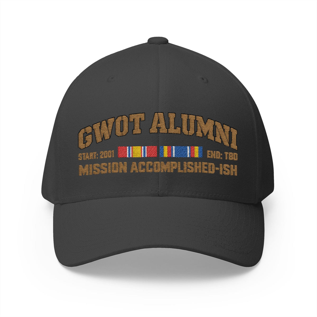 K-Factor Supply Co GWOT Alumni Mk 1 (NDS/GWOT-S) Flex-Fit Cap S/M / Dark Grey