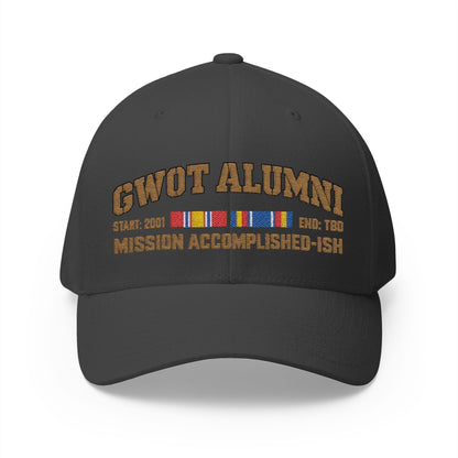 K-Factor Supply Co GWOT Alumni Mk 1 (NDS/GWOT-S) Flex-Fit Cap S/M / Dark Grey