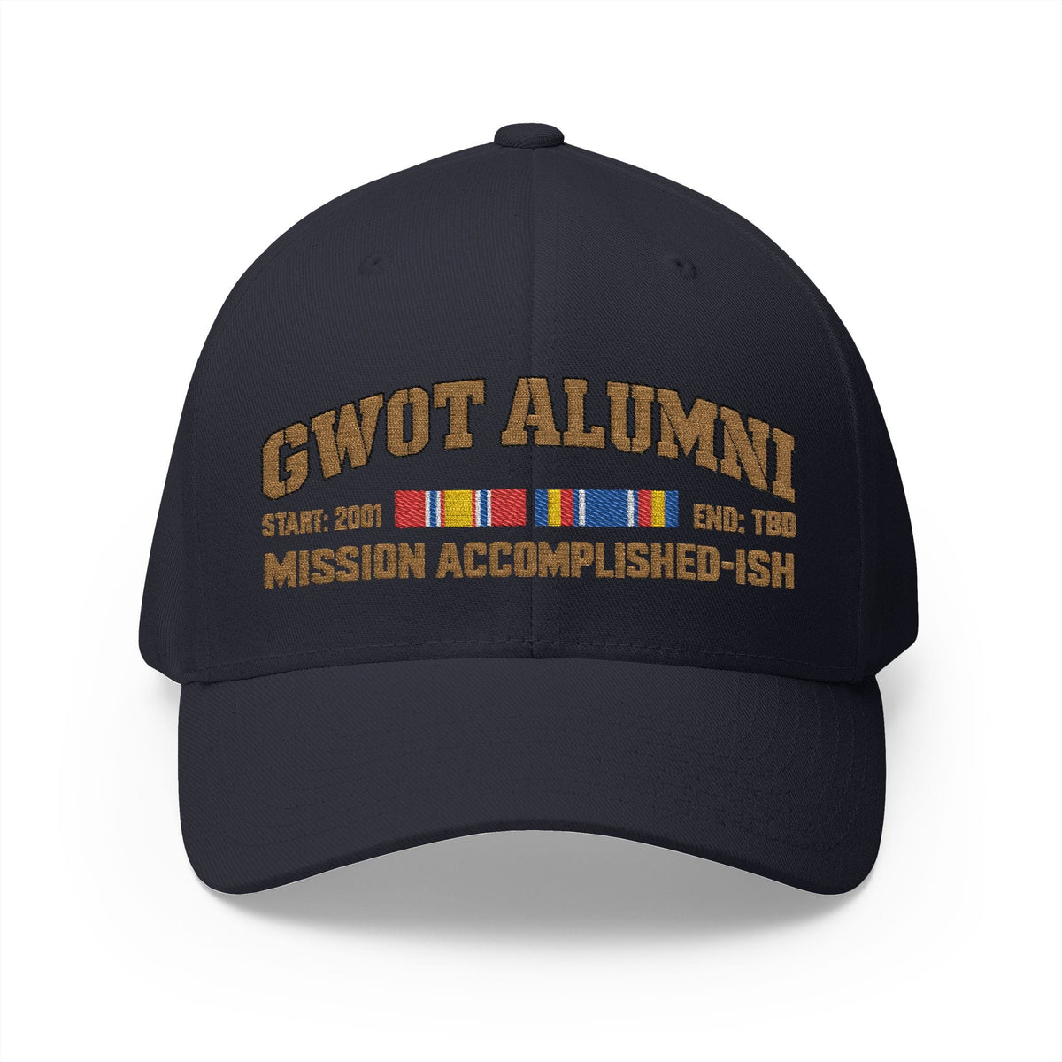 K-Factor Supply Co GWOT Alumni Mk 1 (NDS/GWOT-S) Flex-Fit Cap S/M / Dark Navy
