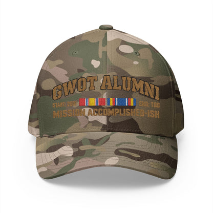 K-Factor Supply Co GWOT Alumni Mk 1 (NDS/GWOT-S) Flex-Fit Cap S/M / Multicam Green