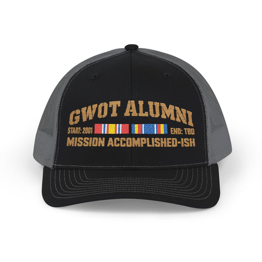 K-Factor Supply Co GWOT Alumni Mk 1 (NDS/GWOT-S) Snapback Cap One size / Black / Charcoal