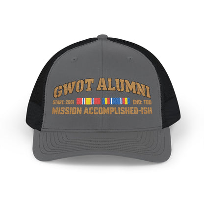 K-Factor Supply Co GWOT Alumni Mk 1 (NDS/GWOT-S) Snapback Cap One size / Charcoal / Black