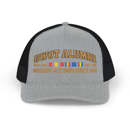 K-Factor Supply Co GWOT Alumni Mk 1 (NDS/GWOT-S) Snapback Cap One size / Heather Grey / Black