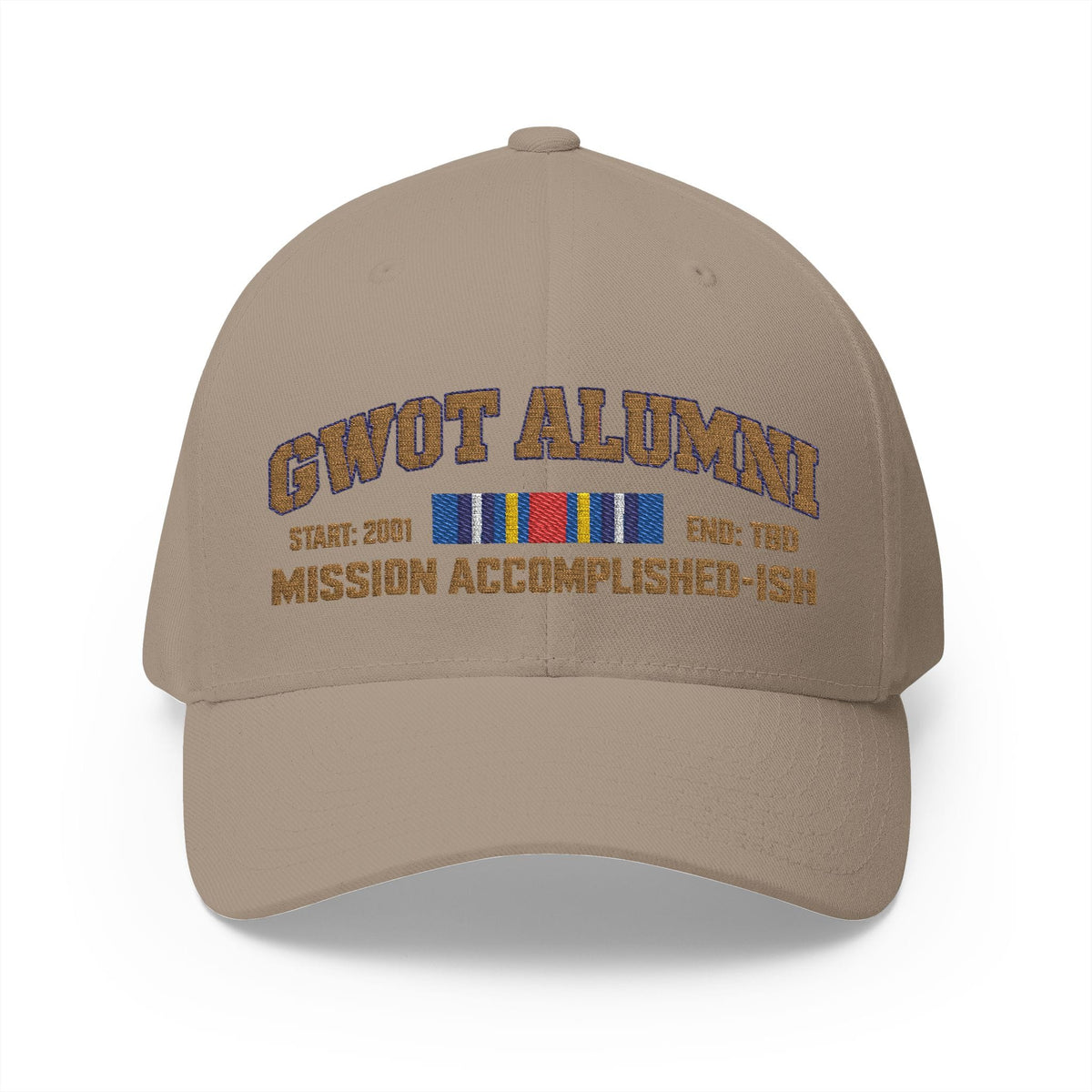 K-Factor Supply Co GWOT Alumni Mk 2 (GWOT-E) Flex-Fit Cap L/XL / Khaki