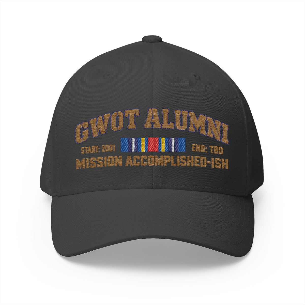K-Factor Supply Co GWOT Alumni Mk 2 (GWOT-E) Flex-Fit Cap S/M / Dark Grey