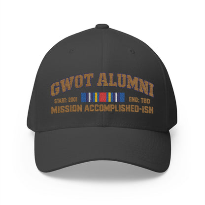 K-Factor Supply Co GWOT Alumni Mk 2 (GWOT-E) Flex-Fit Cap S/M / Dark Grey