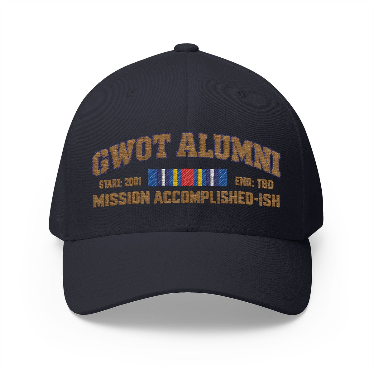 K-Factor Supply Co GWOT Alumni Mk 2 (GWOT-E) Flex-Fit Cap S/M / Dark Navy